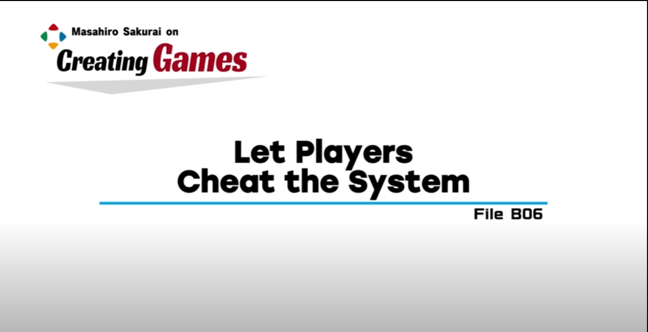 20230806 - Let Players Cheat the System