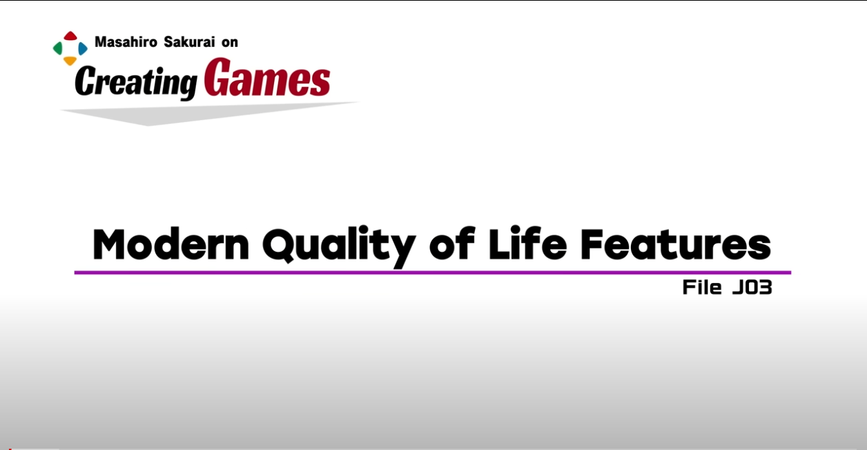 20230930 - Modern Quality of Life Features