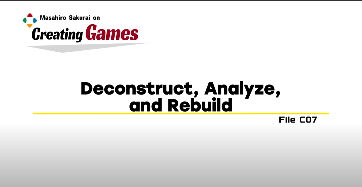 20231015 - Desconstruct, Analyze, and Rebuild