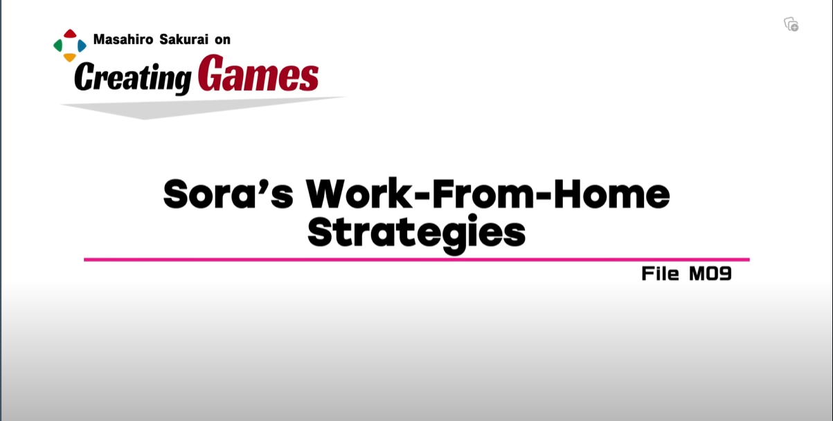 20231217 - Sora's Work-From-Home Strategies