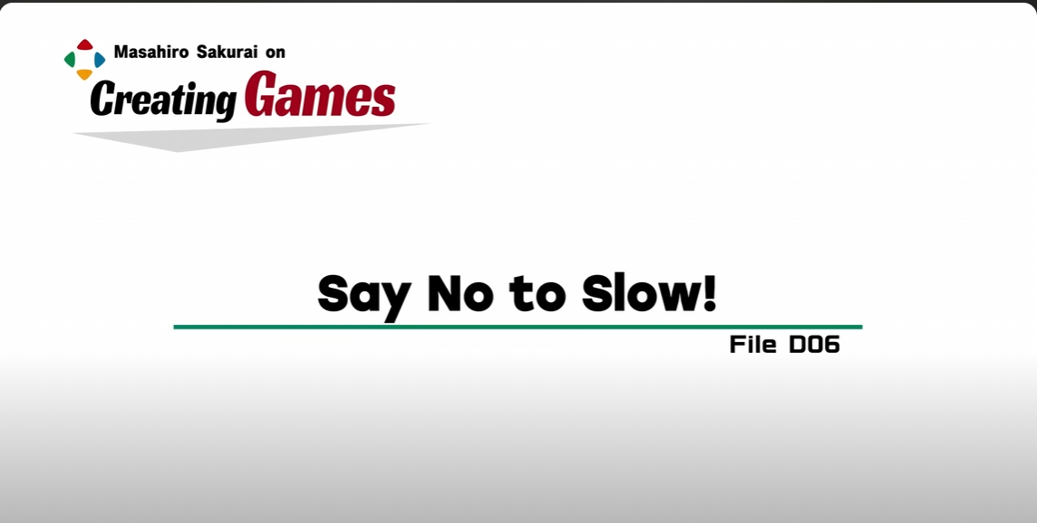 20240218 - Say No to Slow!