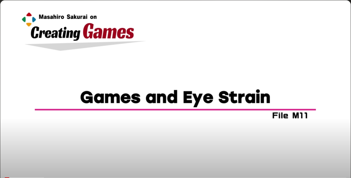 20240414 - Games and Eye Strain