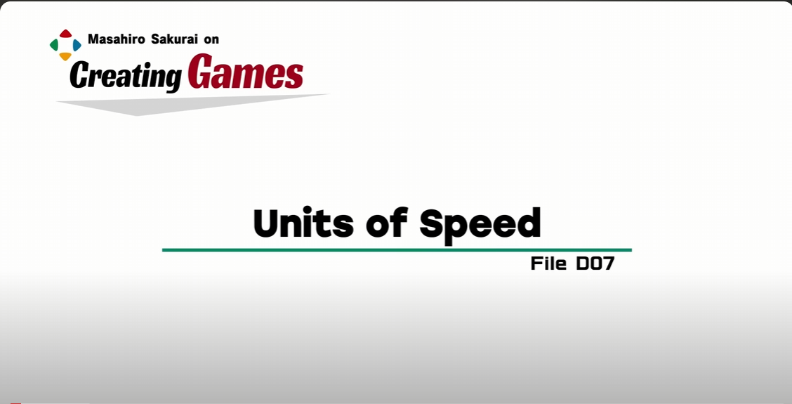 20240505 - Units of Speed