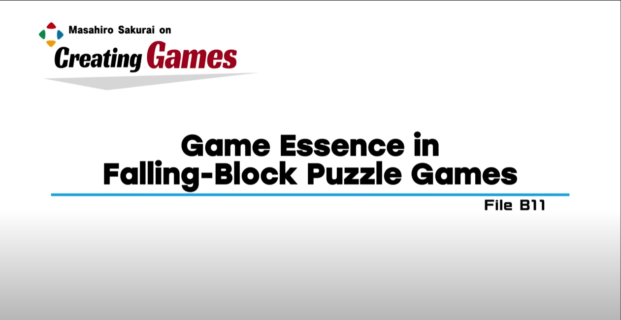 20240519 - Game Essence in Falling-Block Puzzle Games