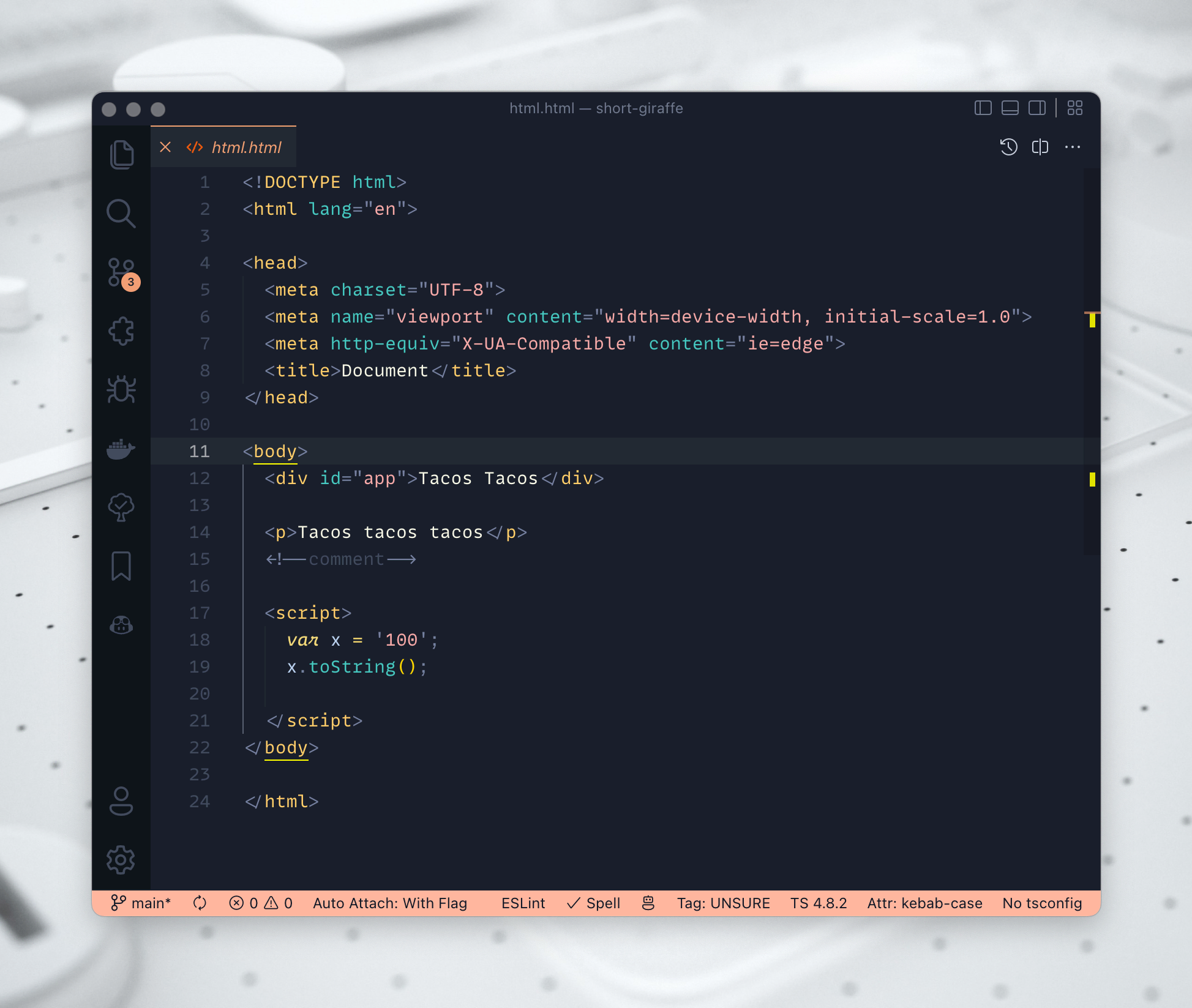Screenshot - HTML