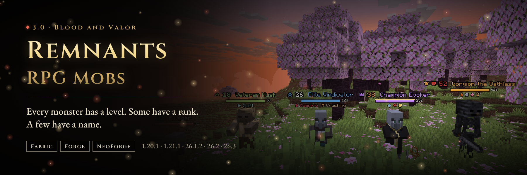 Remnants: RPG Mobs 3.0: Blood and Valor