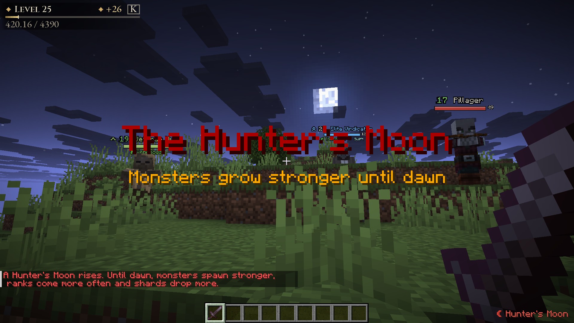 A Hunter's Moon rises