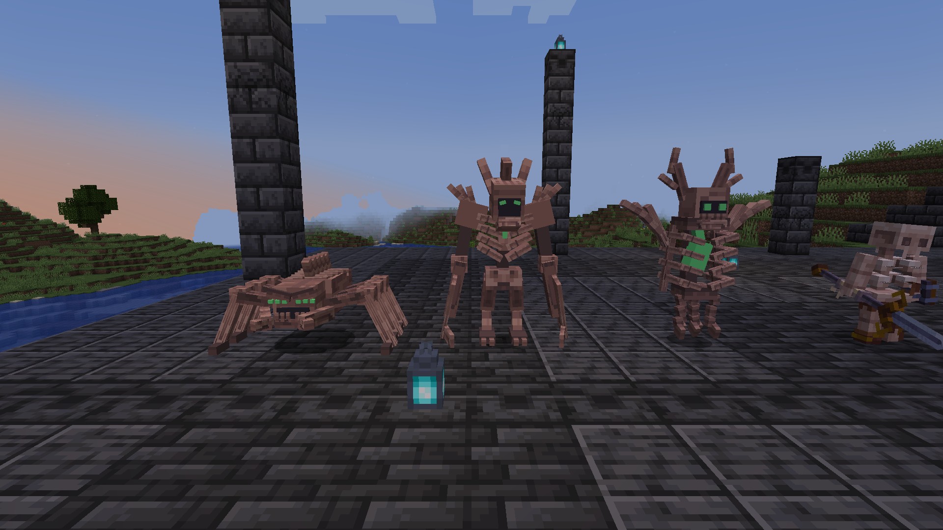 Grave Skitter, Sickleghast and Dirge Lantern