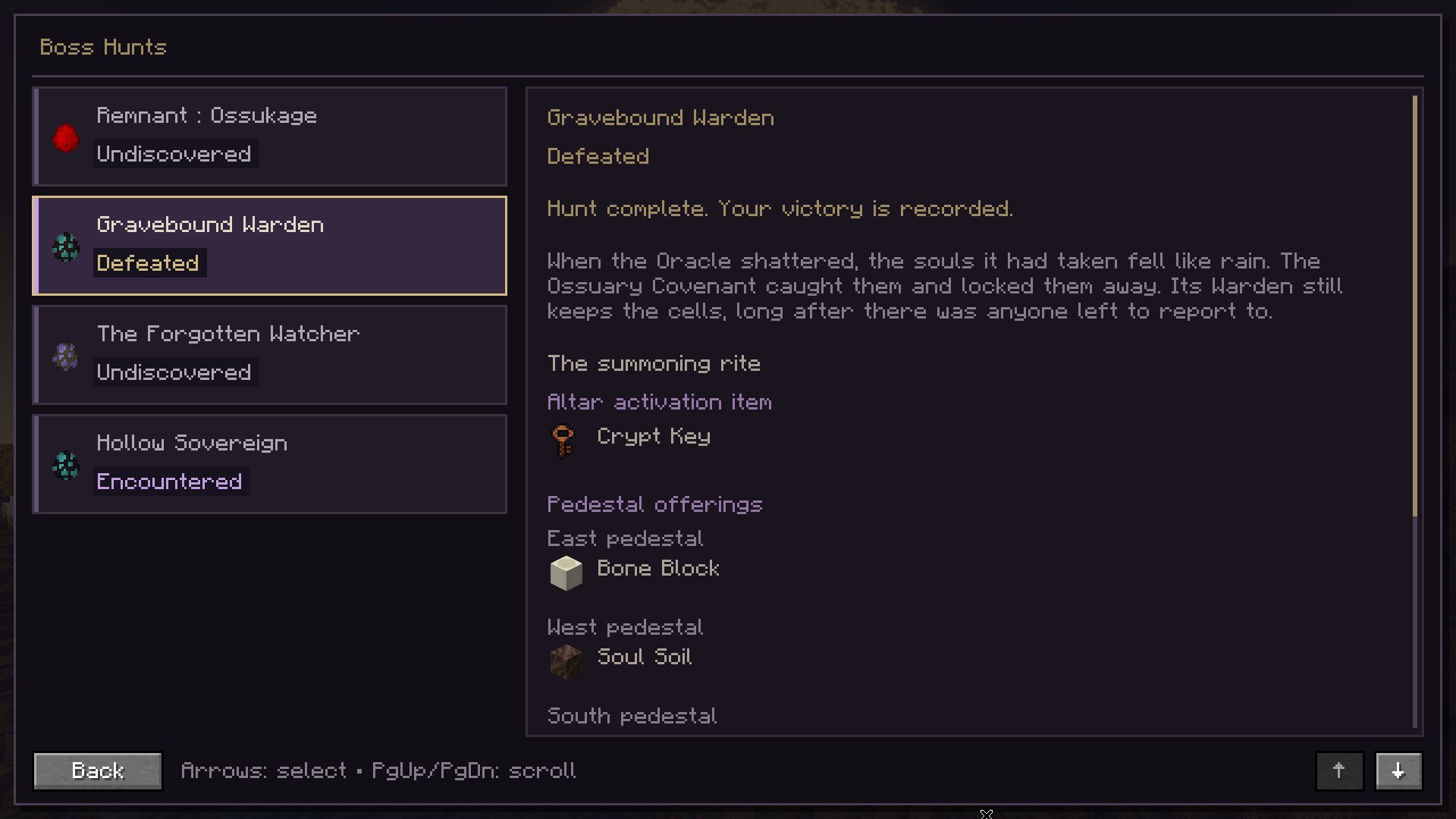 The Boss Hunts journal