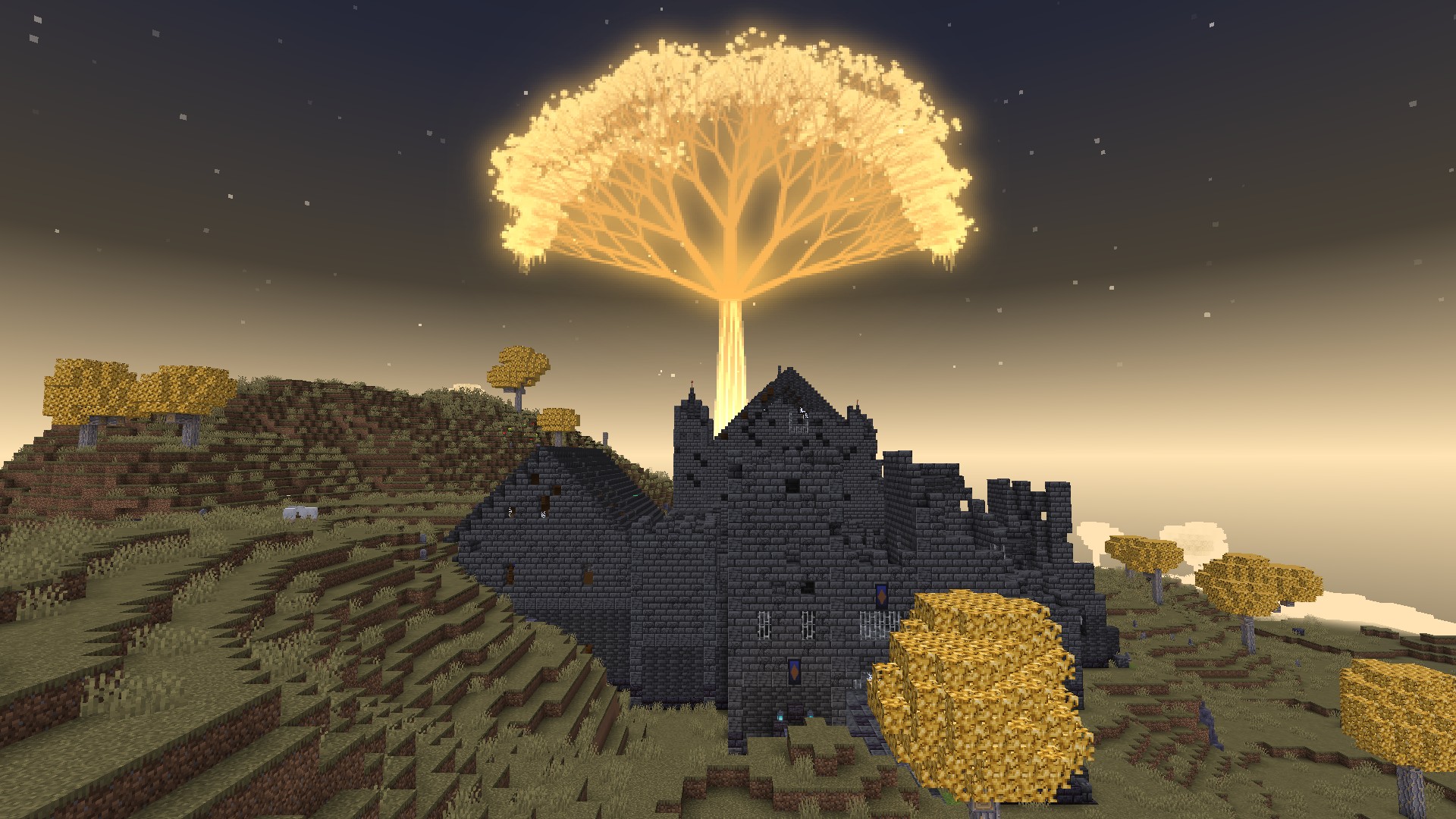 The Gracetree over the Hollow Citadel