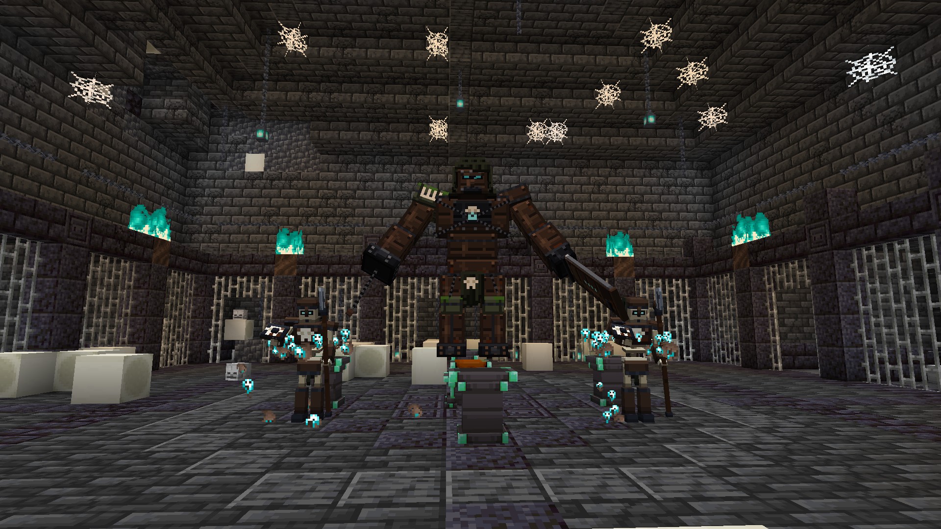 Gravebound Soldiers rise beside the Warden