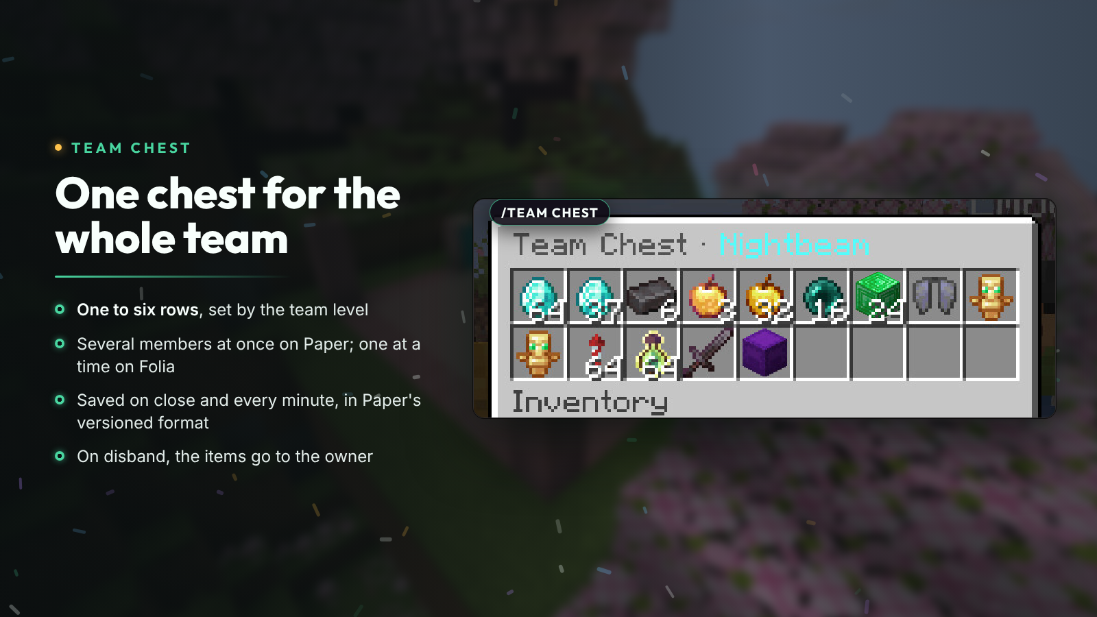 A shared team chest