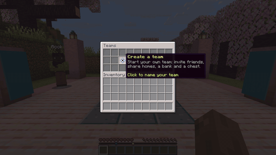 Creating a team in the native dialog