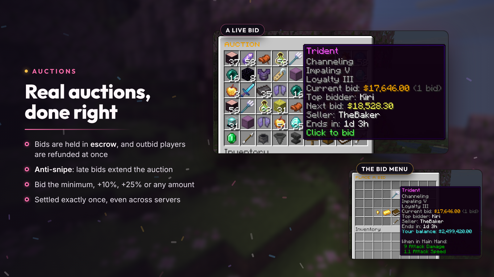 Real auctions, done right