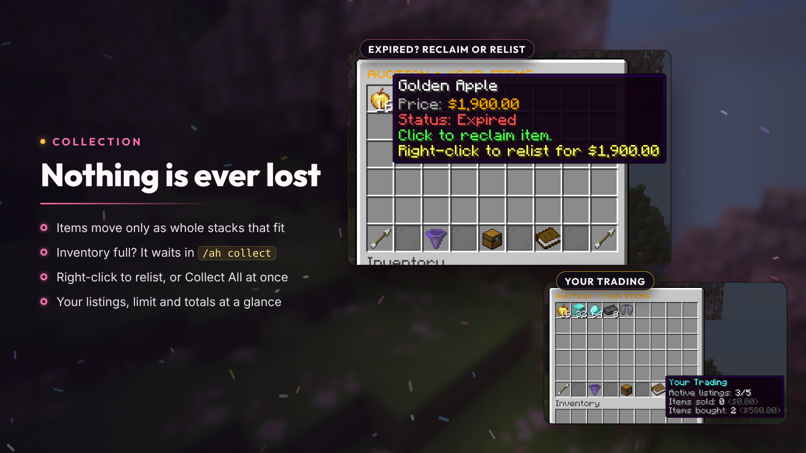Nothing is ever lost