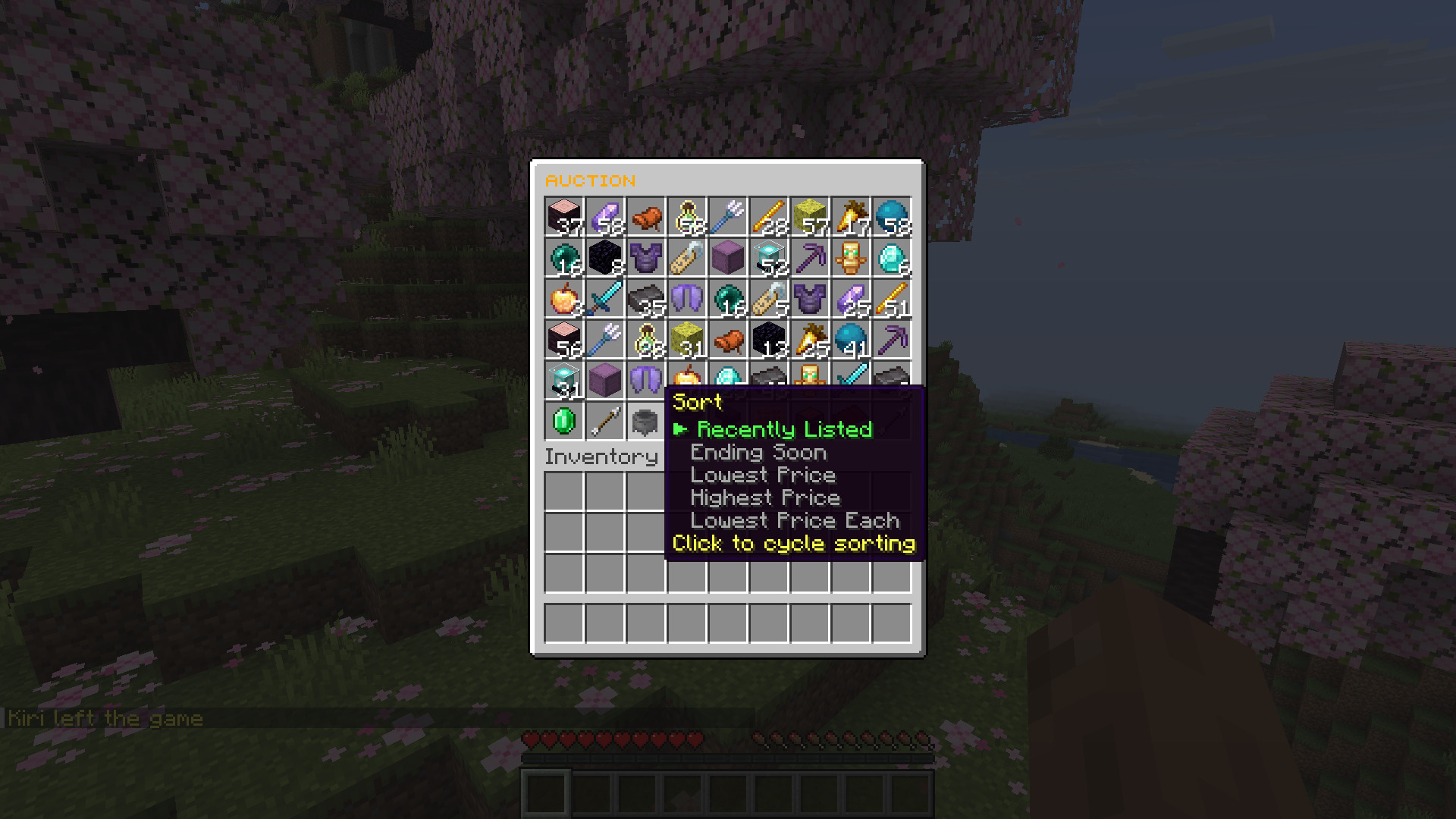 Five sort orders