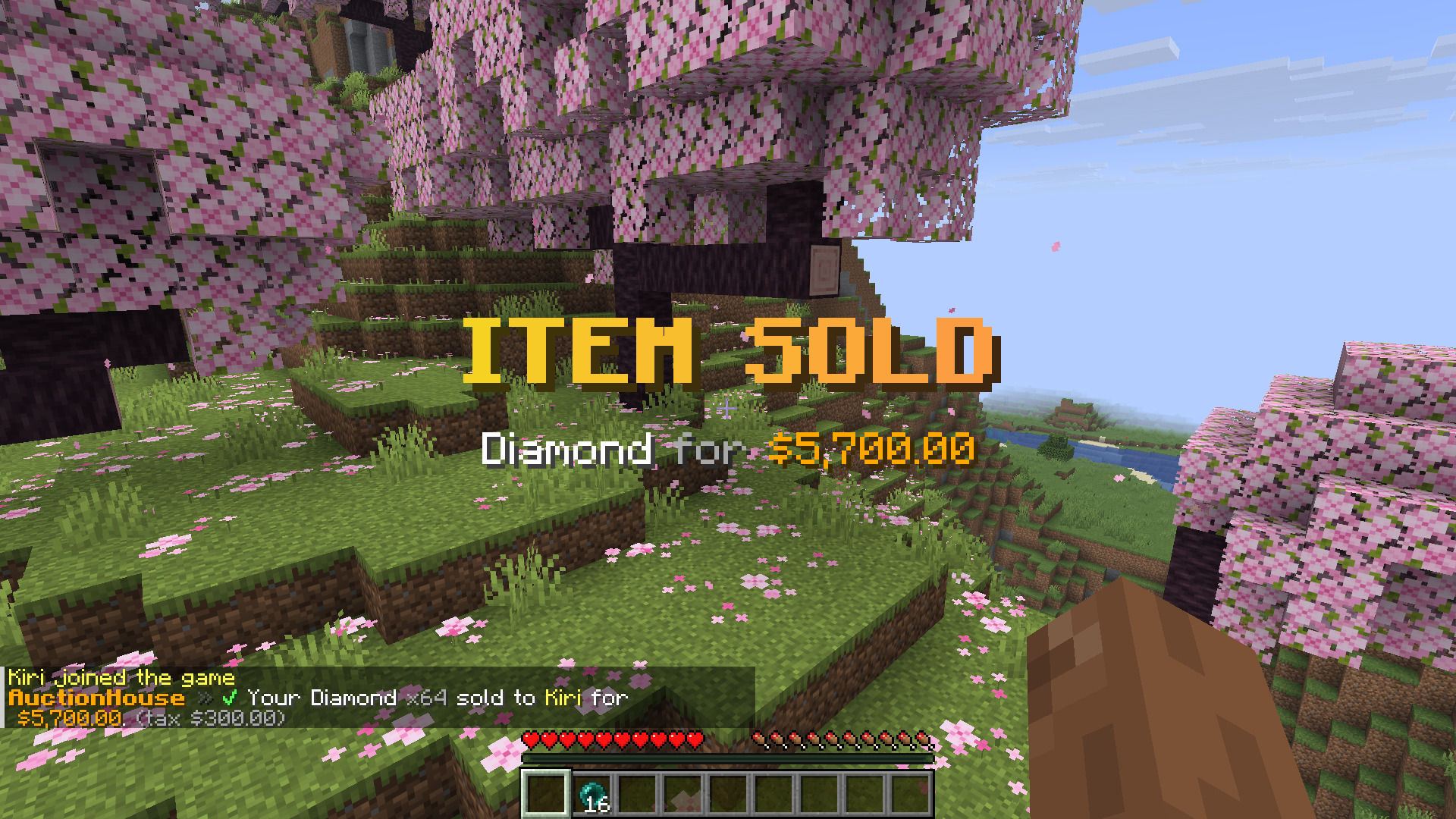 The moment your item sells