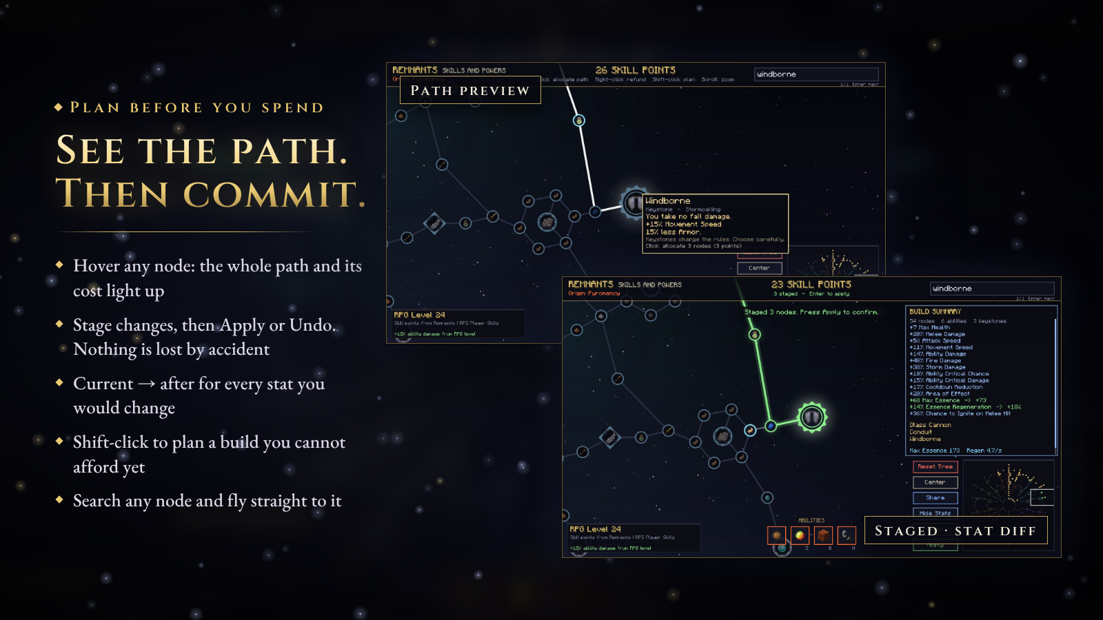See the path. Then commit.