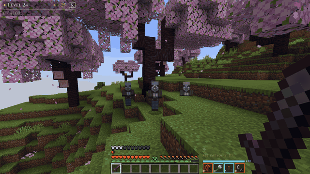 The tree screen in use