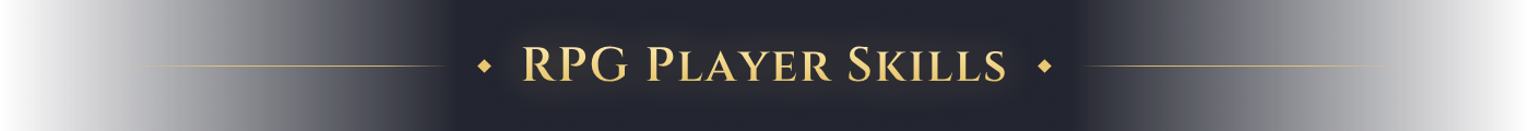 RPG Player Skills