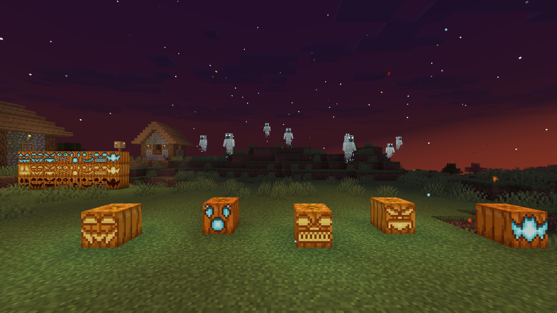 Jack o'lanterns hold the spirits back