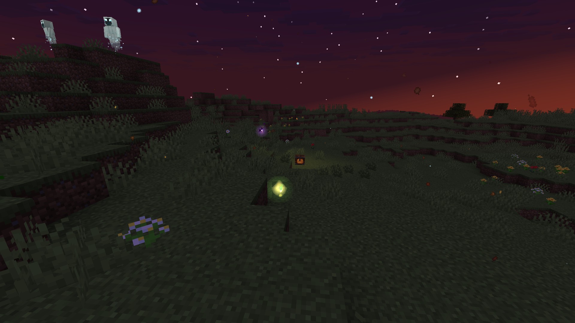 A will-o'-the-wisp leads the way