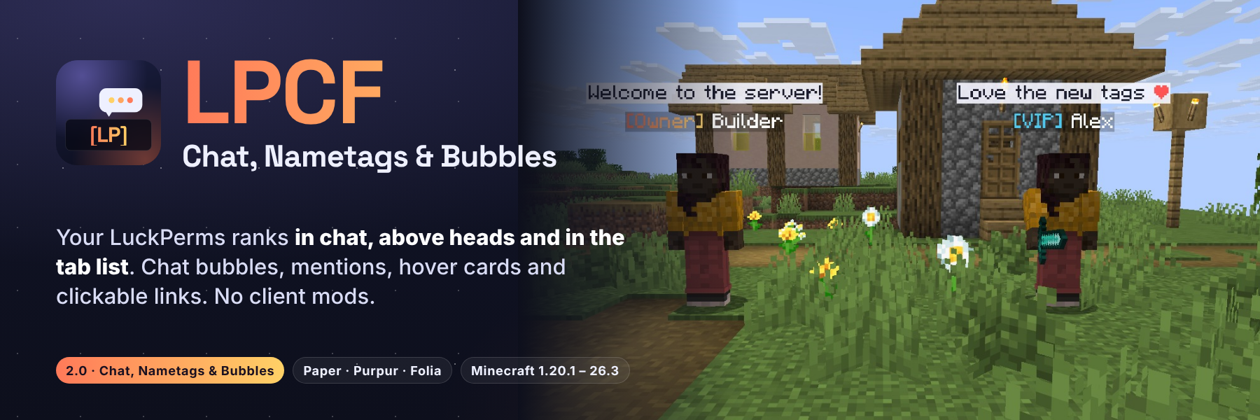 LPCF: Chat, Nametags & Bubbles