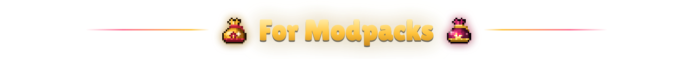 For modpacks
