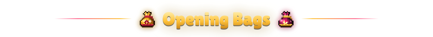 Opening bags