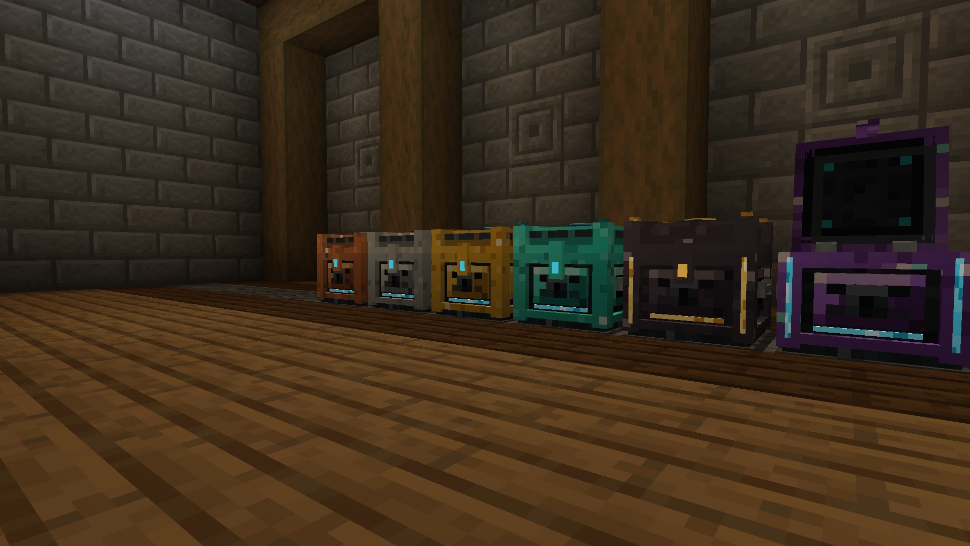 Six vault tiers