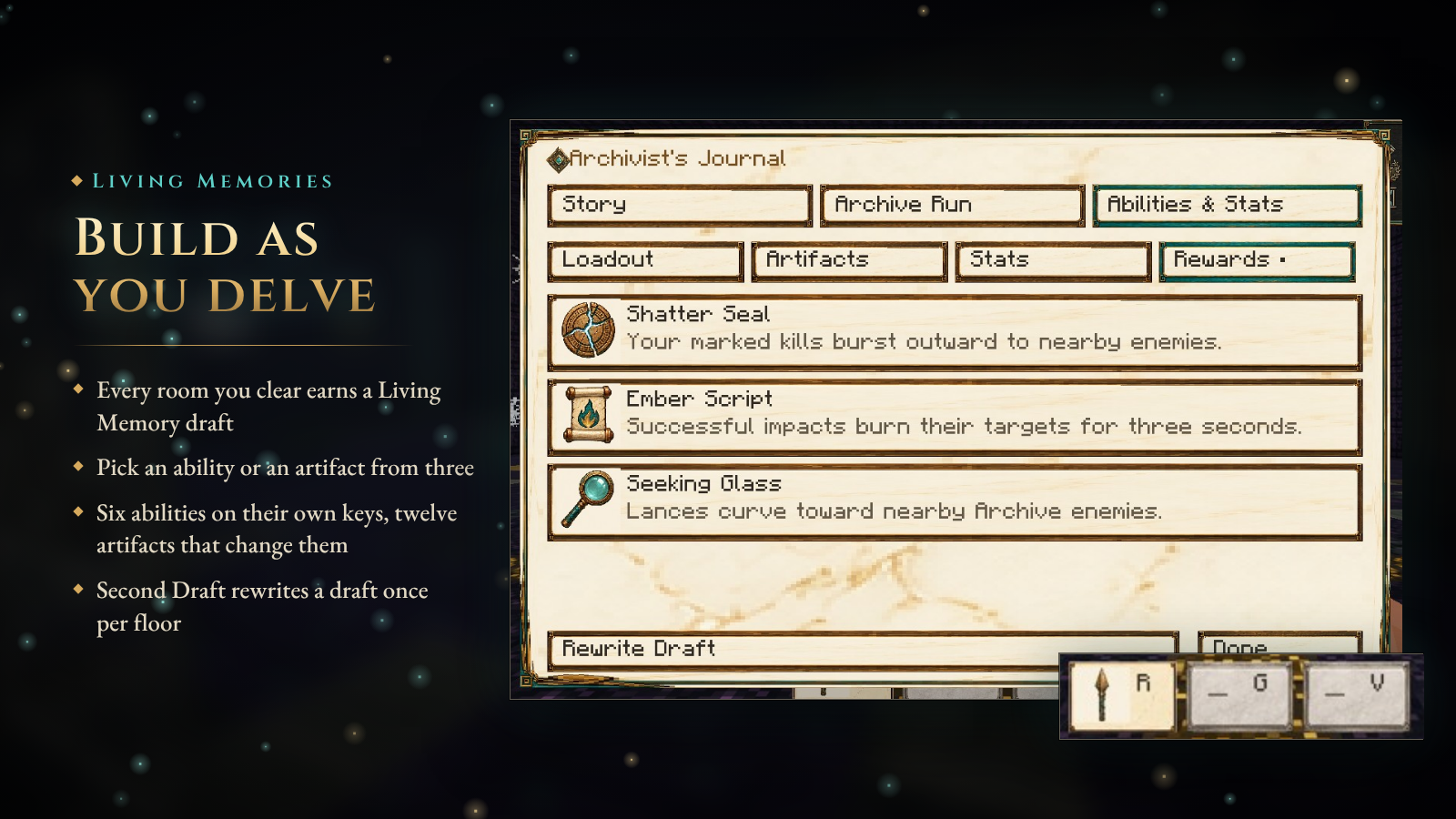 Build as you delve