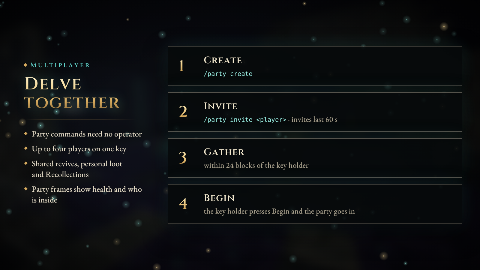 Delve together