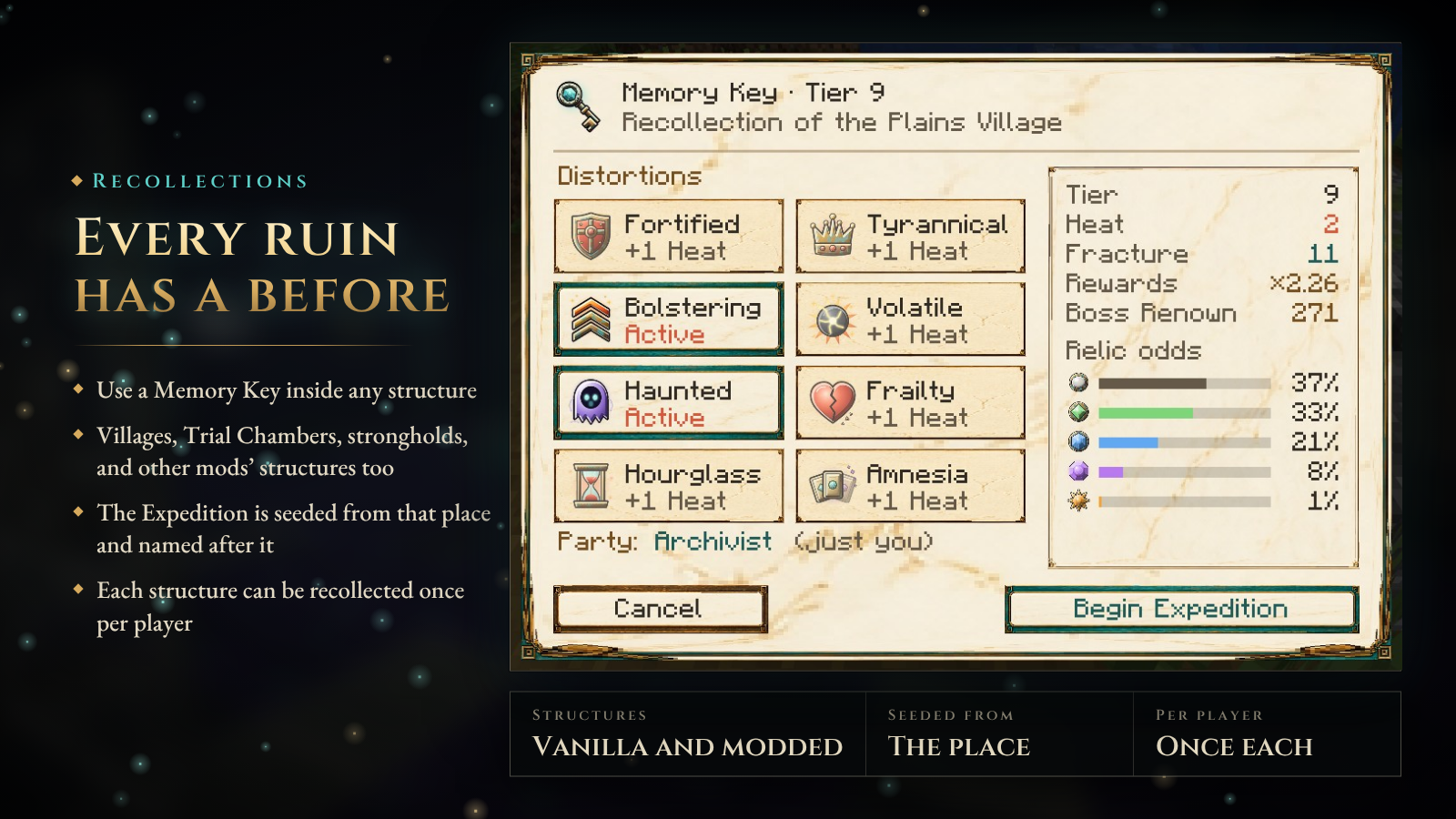 Every ruin has a before