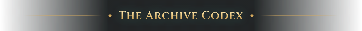 The Archive Codex