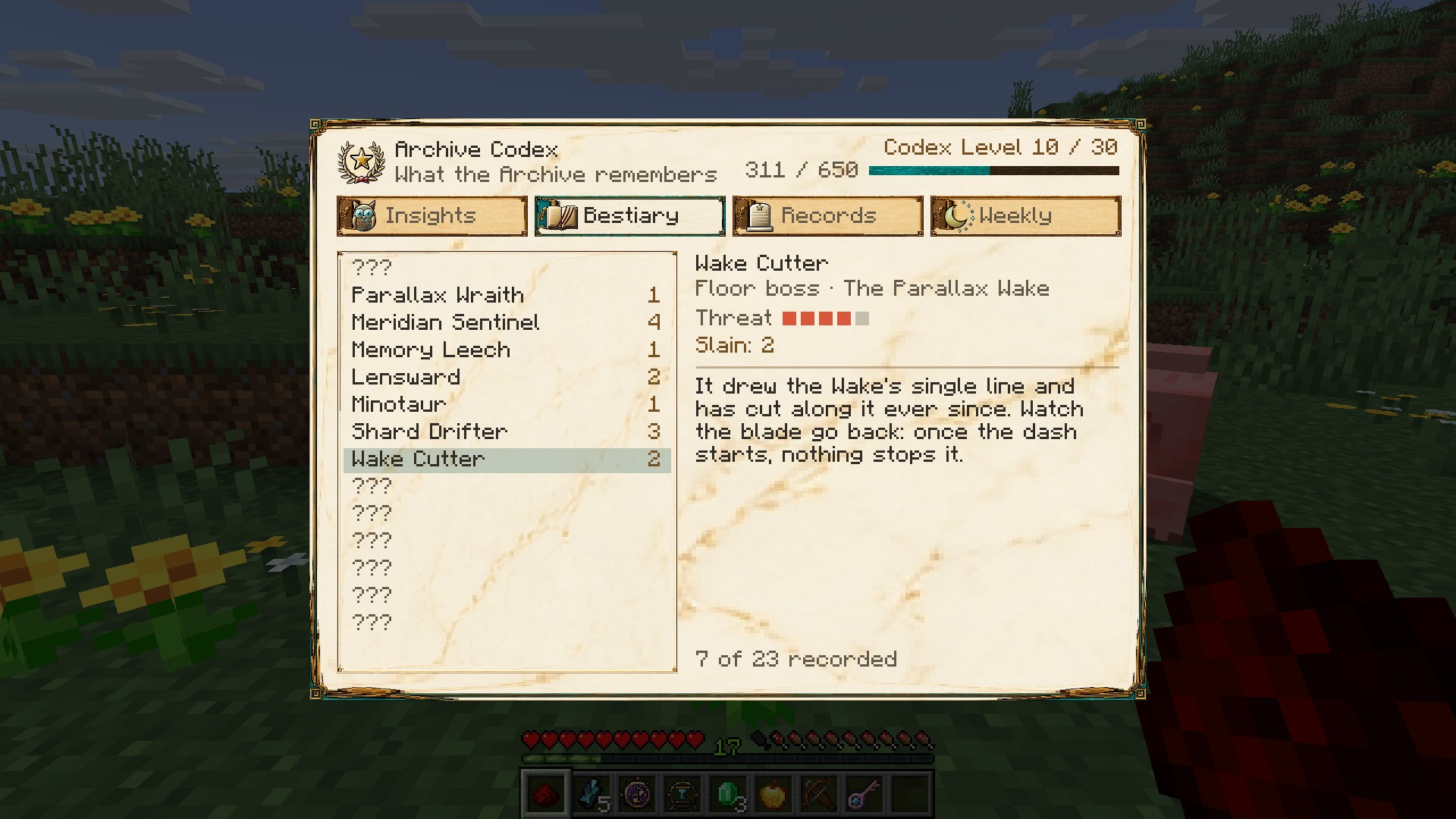 The Archive Codex: Bestiary