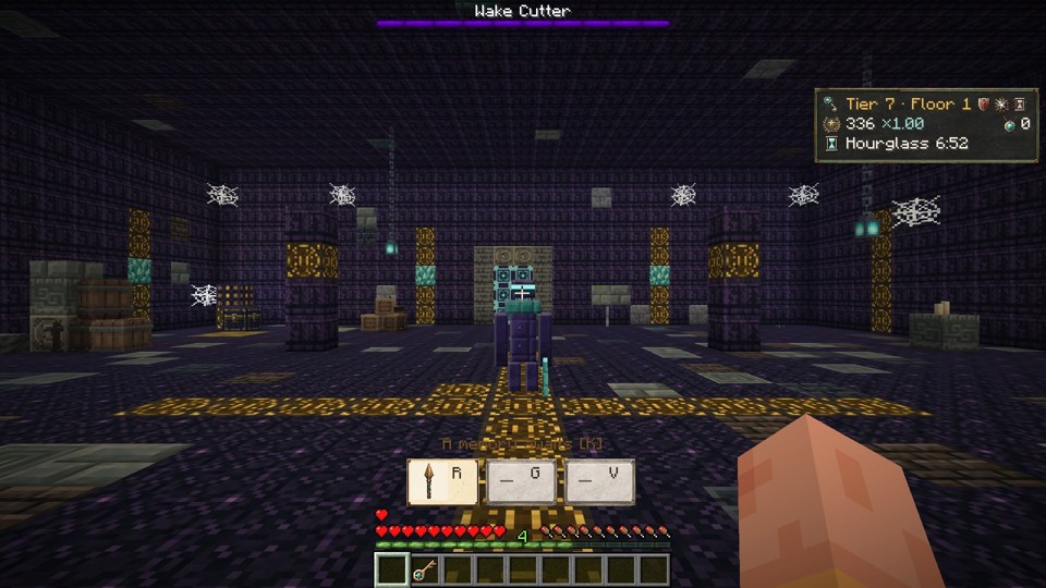 The Expedition HUD during a floor boss fight