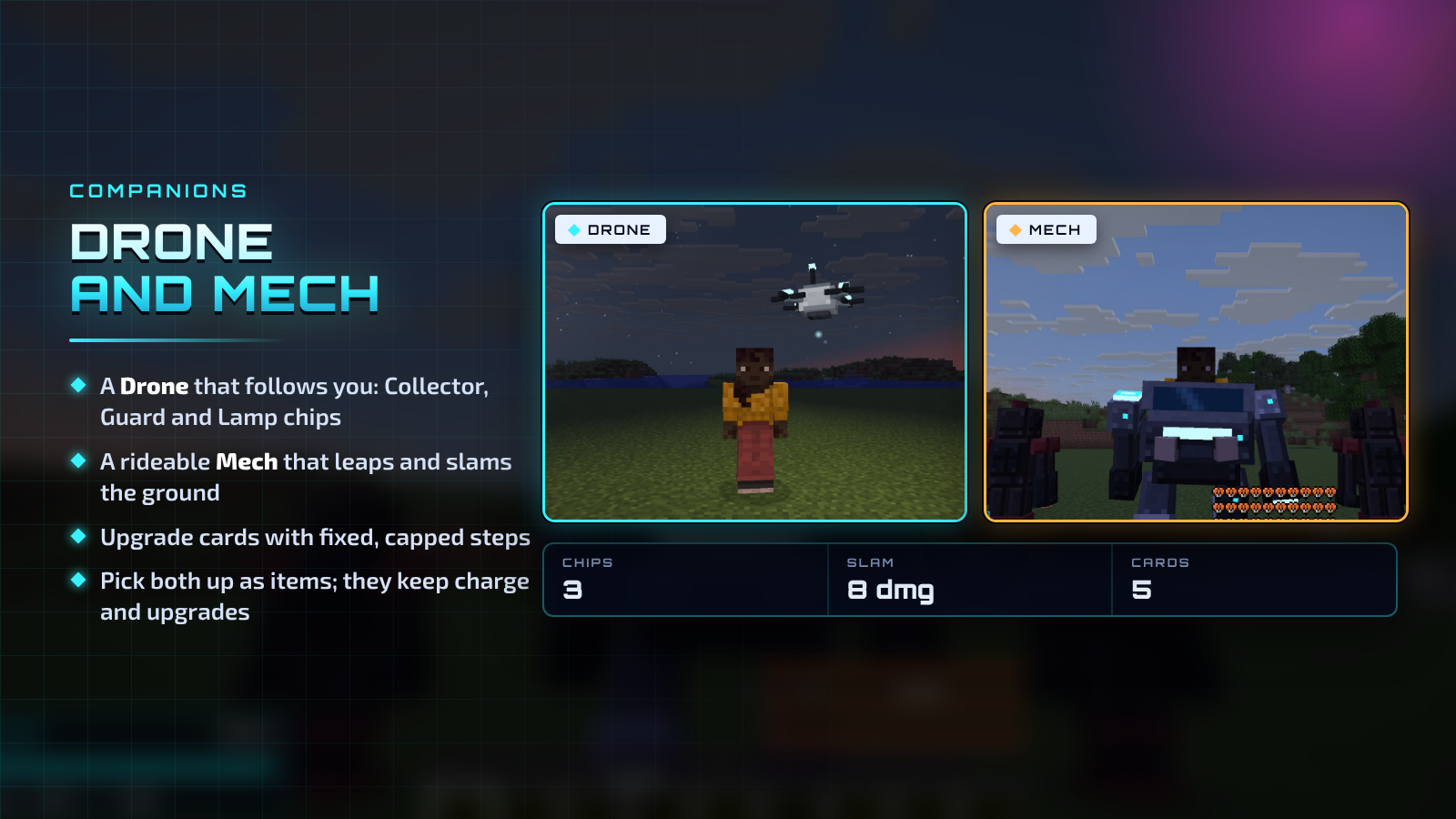 Drone and Mech