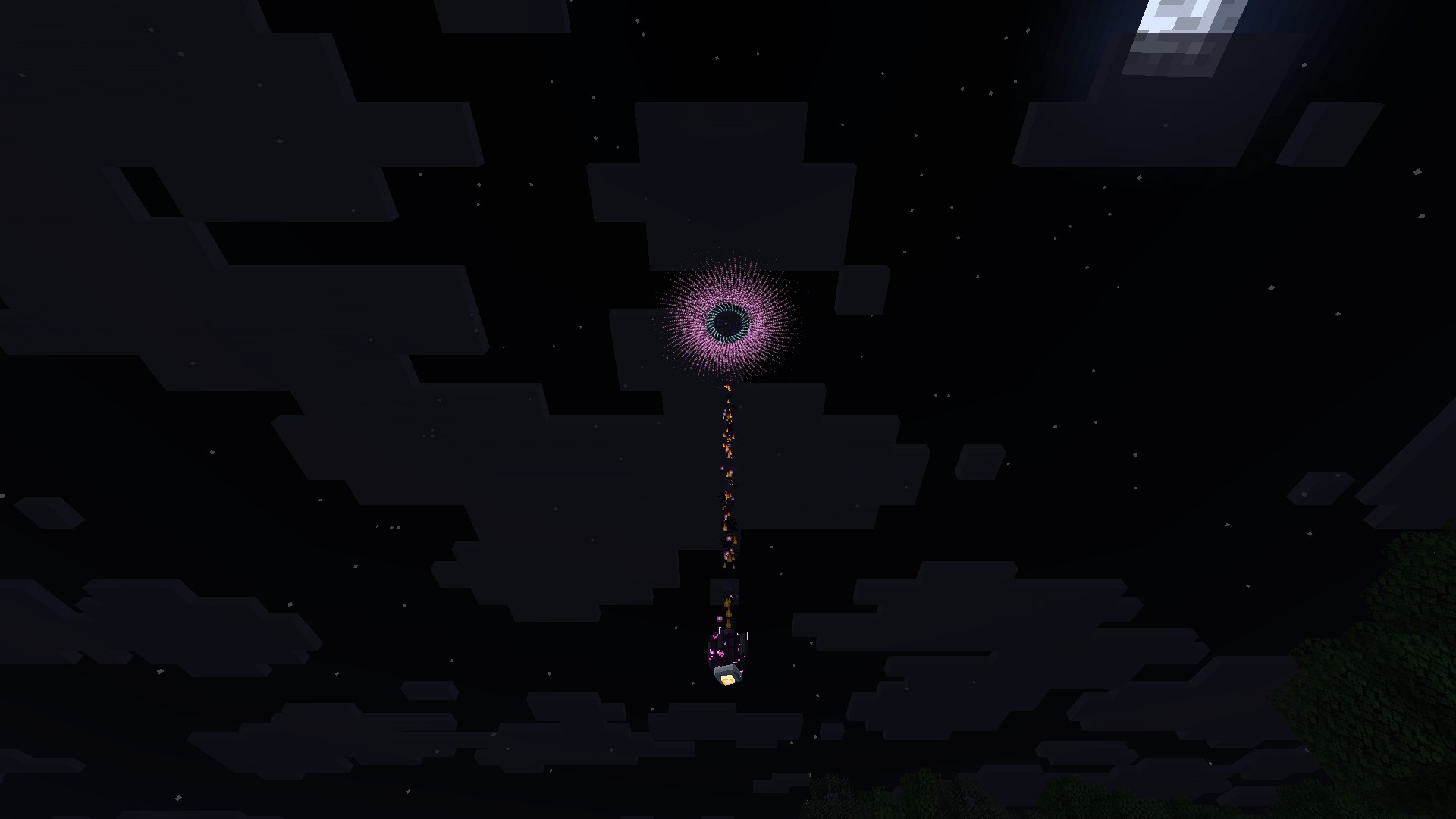 A rift opening