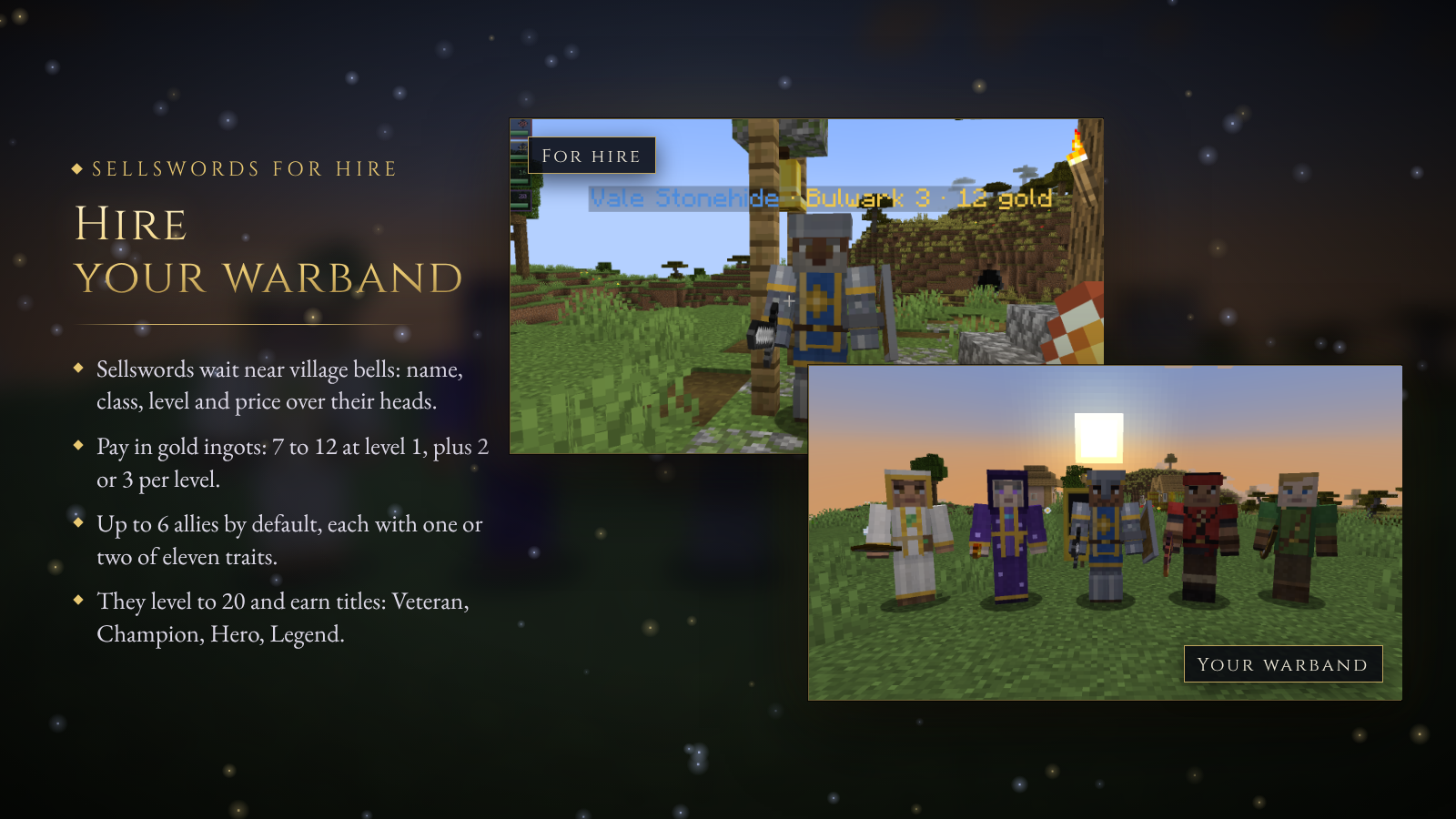 Hire your warband