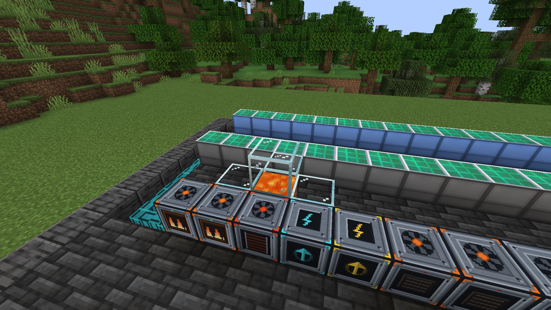 A Geothermal Generator on a lava basin