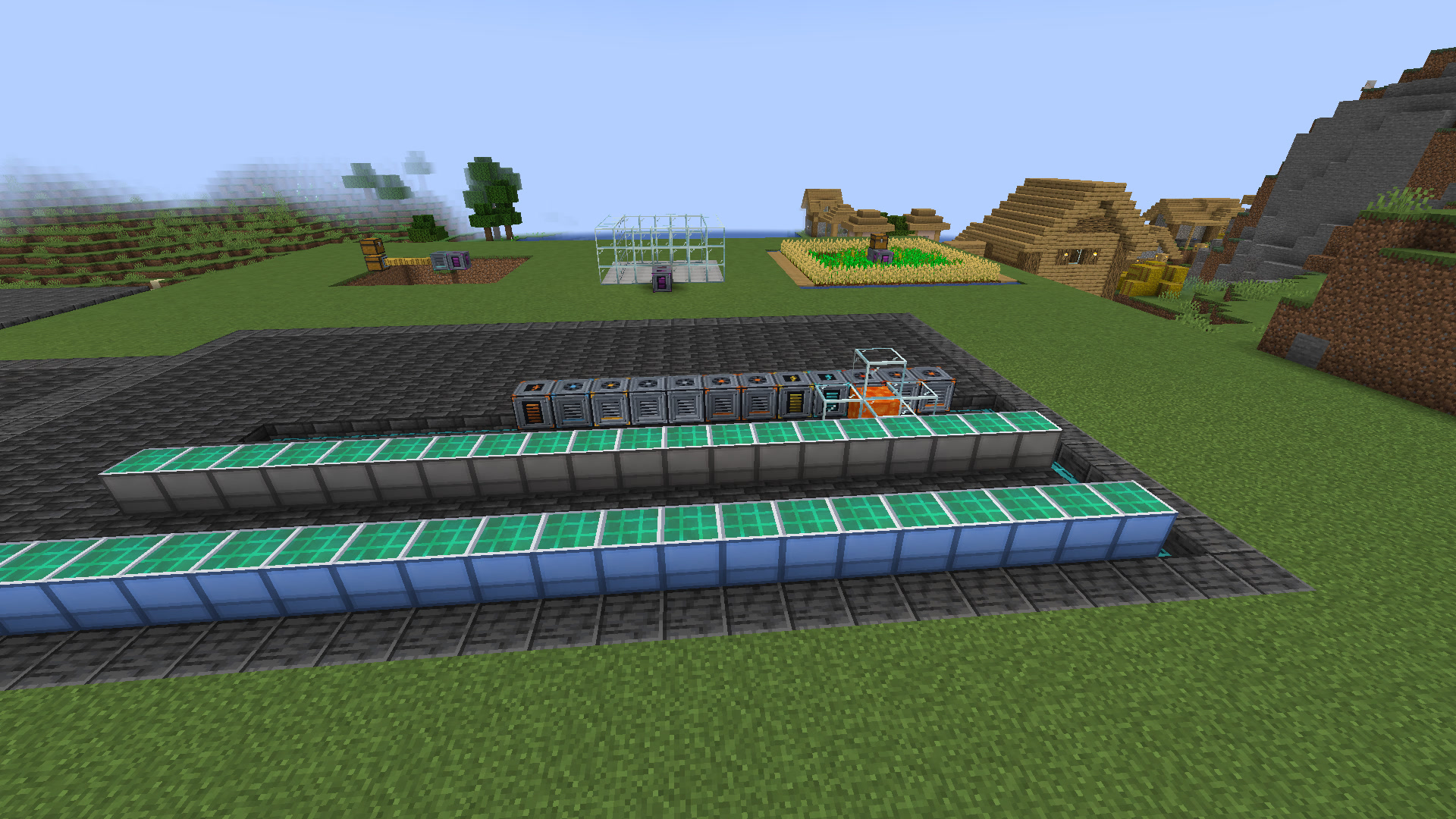 A solar array on an Advanced Energy Cable