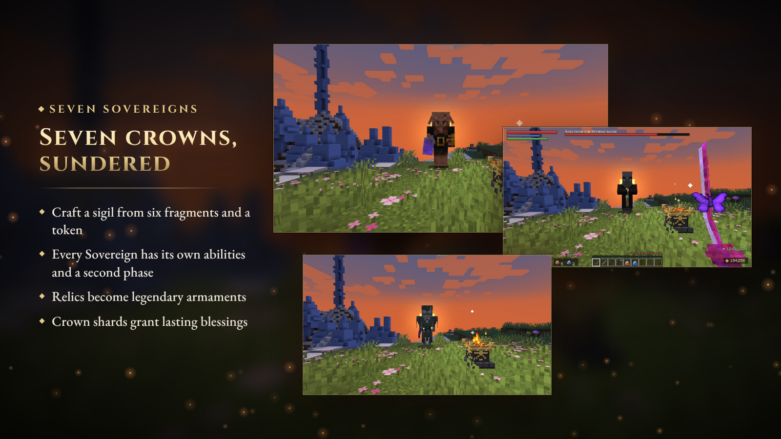 Seven crowns, sundered