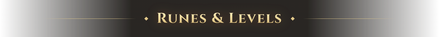 Runes & Levels