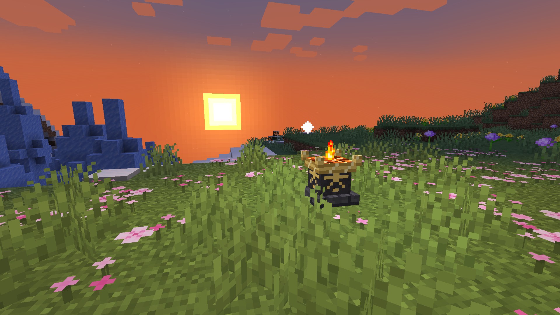 Kindled at dusk
