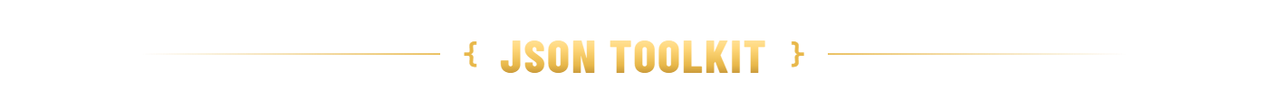 JSON toolkit