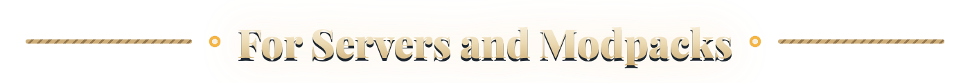 For Servers and Modpacks