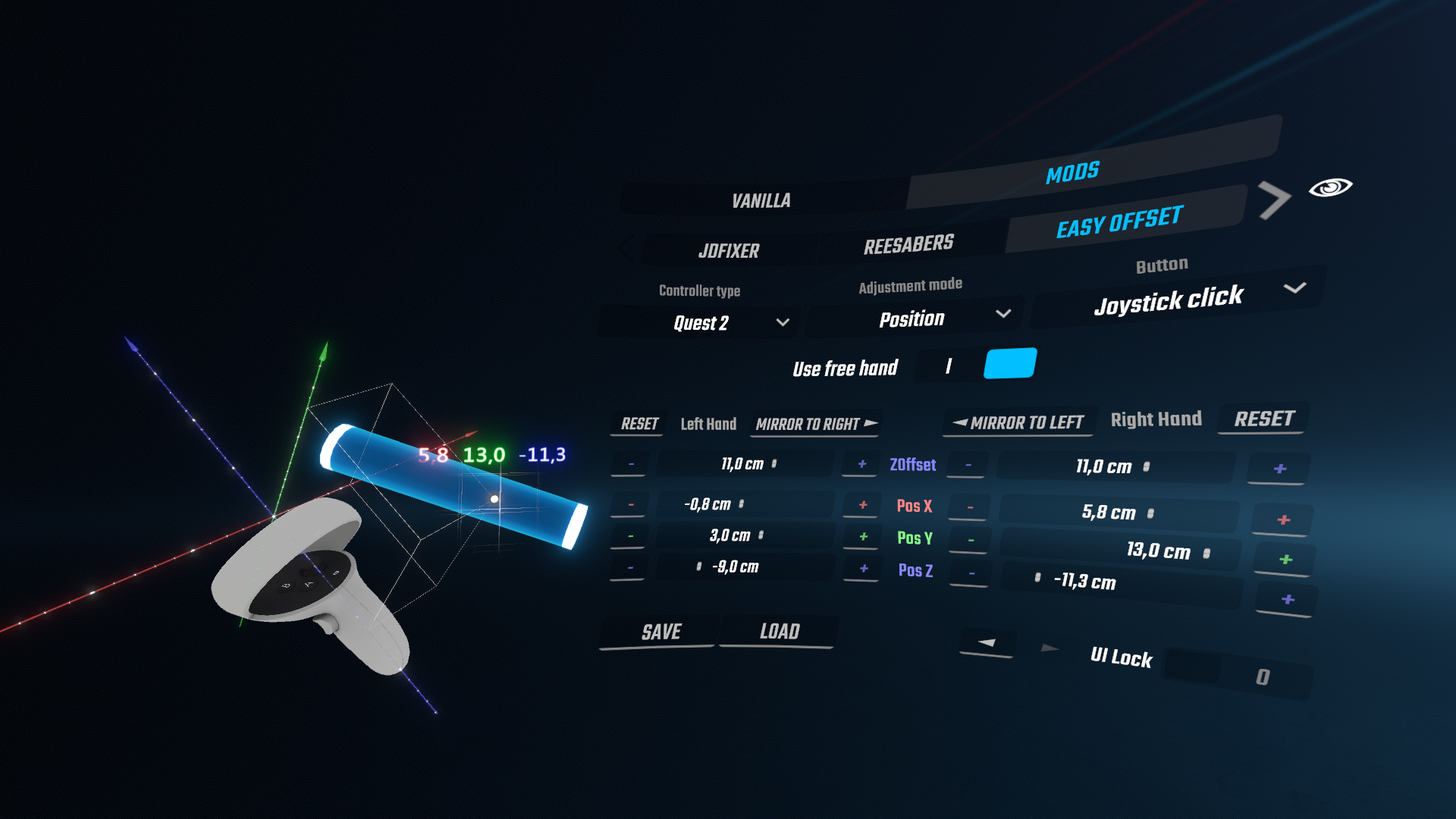 Position mode preview