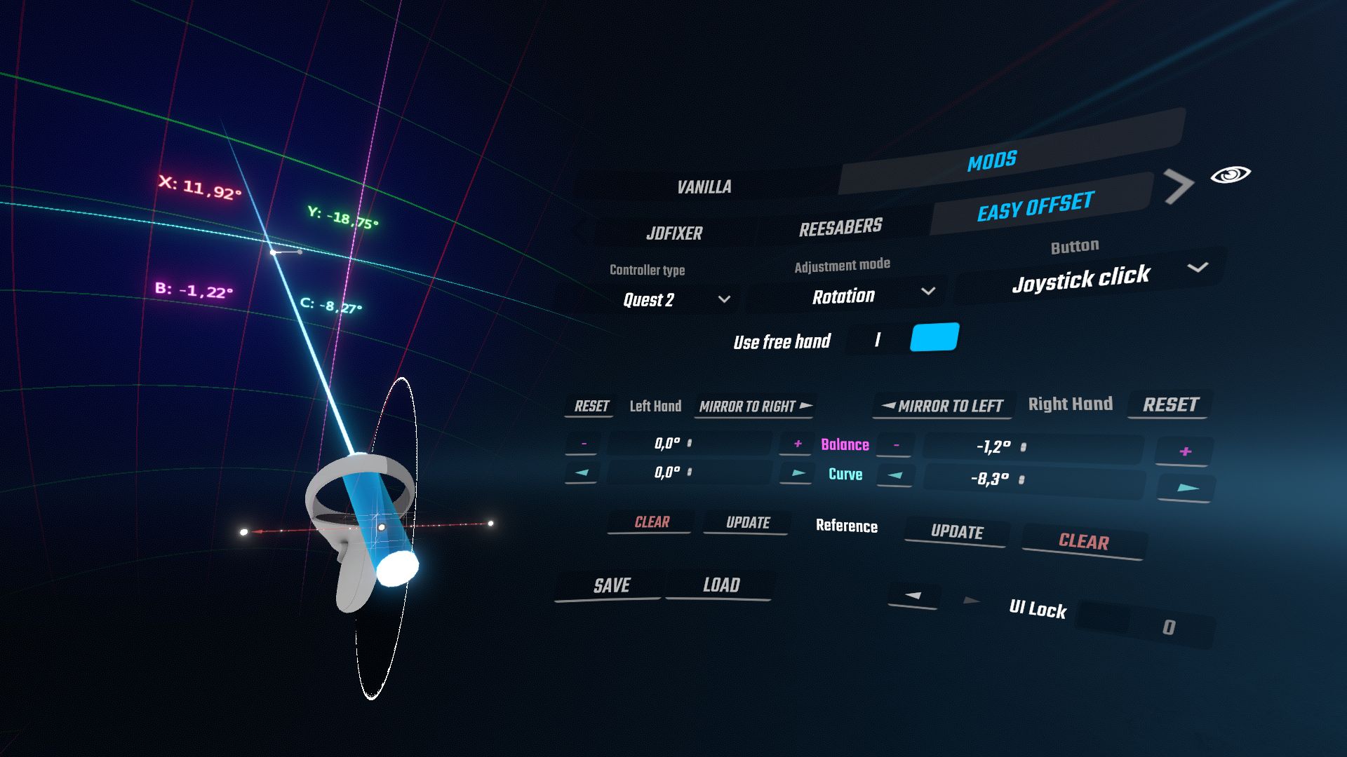 Rotation mode preview