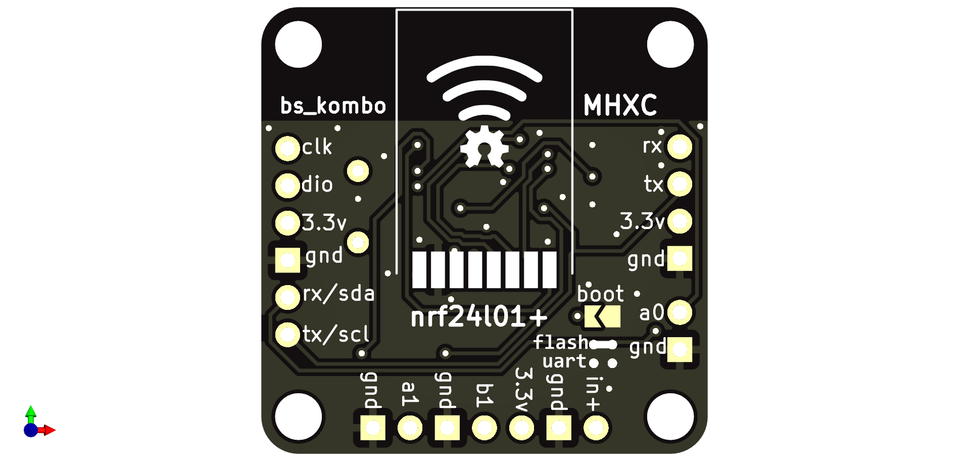 Kombo nrf24 stm32f030, from the project README