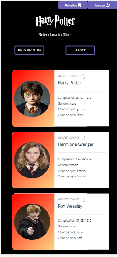 GitHub - Melissa-Bracamonte/Harry-Potter-App: Evalución frontend